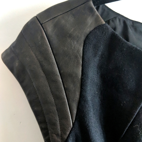 Rag & Bone wool+leather dress - Picture 4 of 6